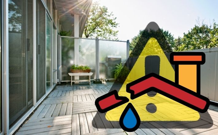 放置厳禁！バルコニー雨漏りを放っておくリスクと応急処置〜本工事まで