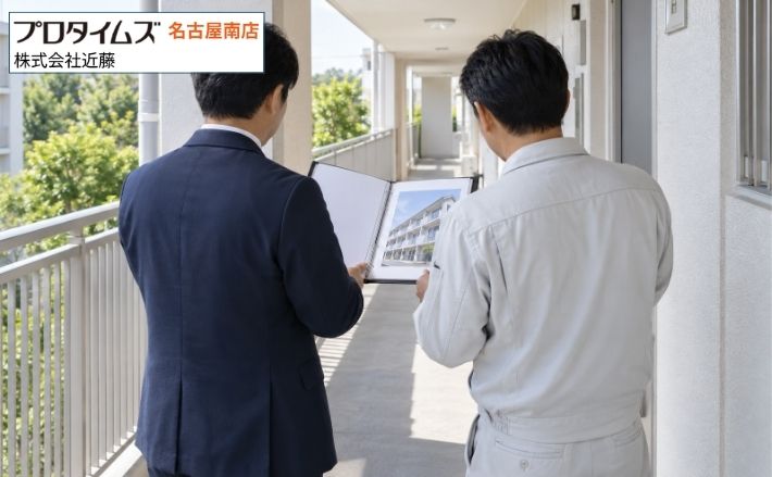 名古屋市南区のアパート外壁塗装|瑕疵保険はどこまで?共用部・雨漏り・入居者への損害を確認