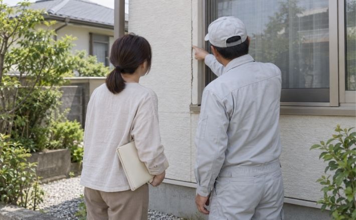 新しい修理業者は、調査の説明と見積もりの範囲で比較しましょう