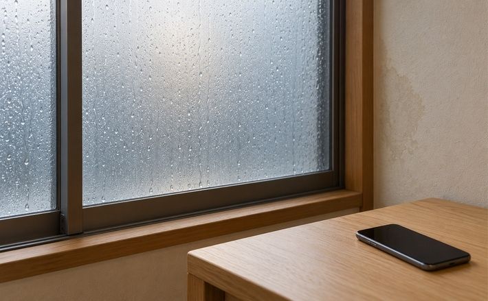 雨漏りの記録は、室内の症状と雨・風の状況をセットで残す